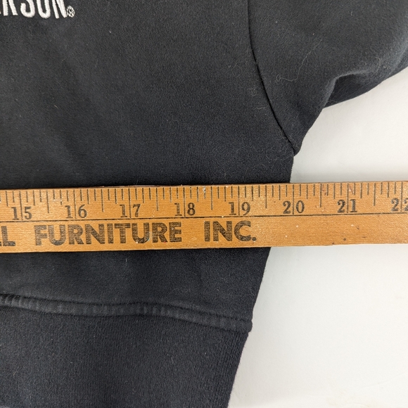 Be A Good Person Crop Full Zip Hoodie Black Size Large Casual Lounge Athletic - Picture 10 of 11